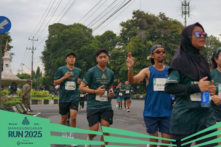 Race photo from Mangkunegaran Run 2025