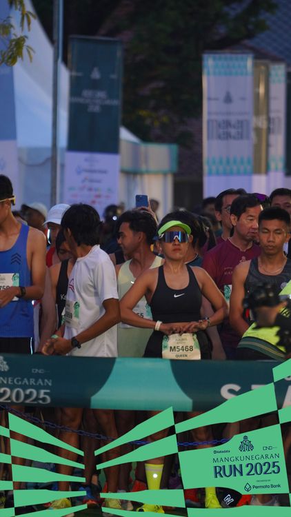 Race photo from Mangkunegaran Run 2025