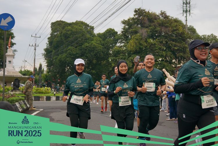 Race photo from Mangkunegaran Run 2025