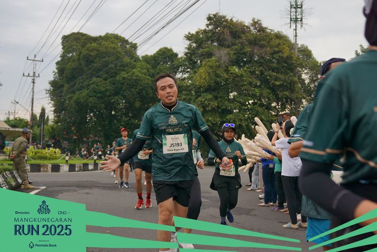 Race photo from Mangkunegaran Run 2025