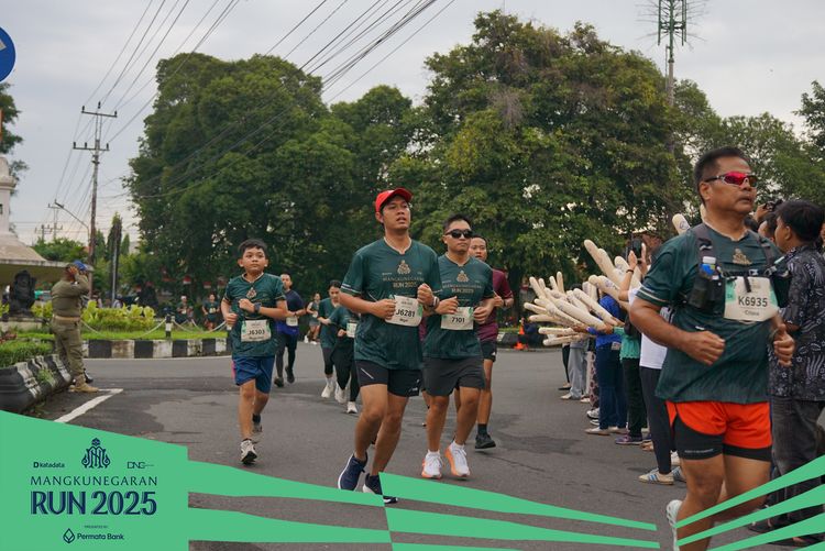 Race photo from Mangkunegaran Run 2025