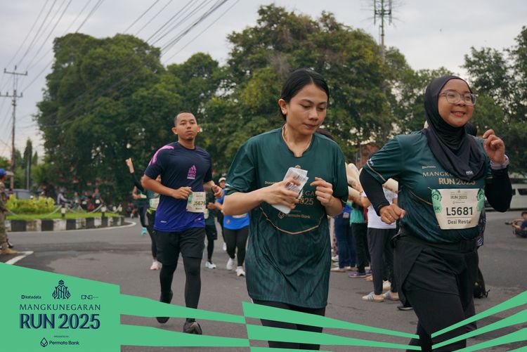 Race photo from Mangkunegaran Run 2025
