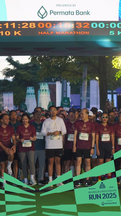 Race photo from Mangkunegaran Run 2025