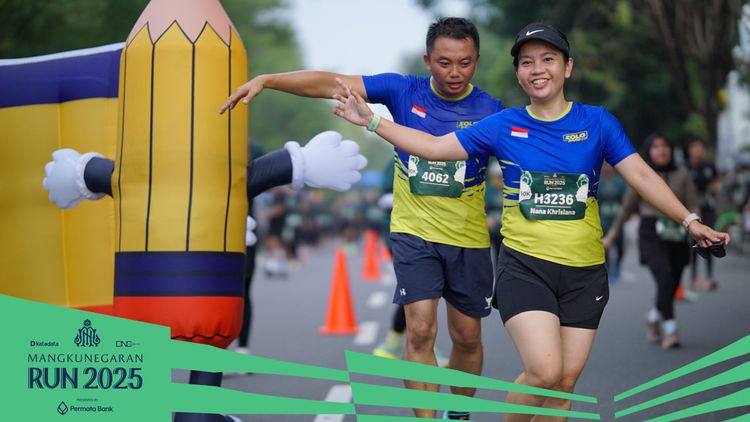 Race photo from Mangkunegaran Run 2025
