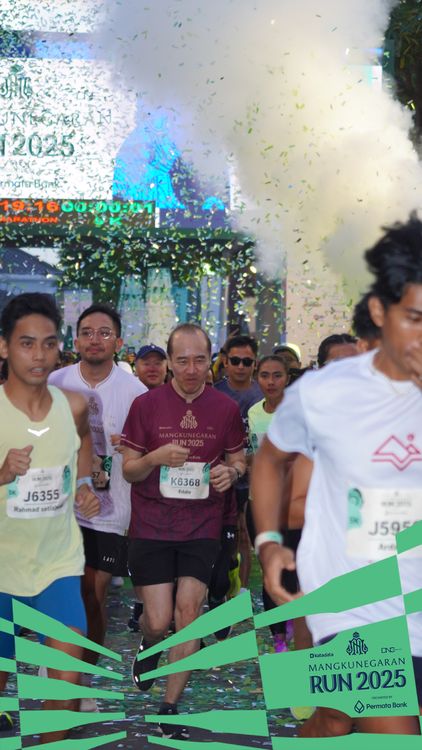 Race photo from Mangkunegaran Run 2025