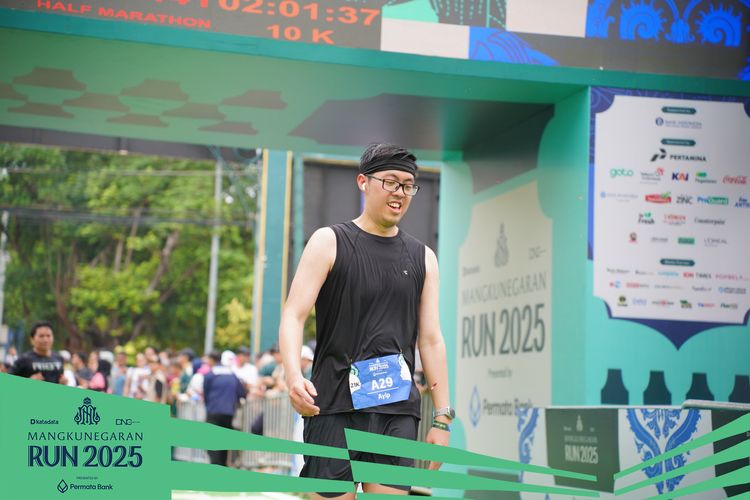Race photo from Mangkunegaran Run 2025