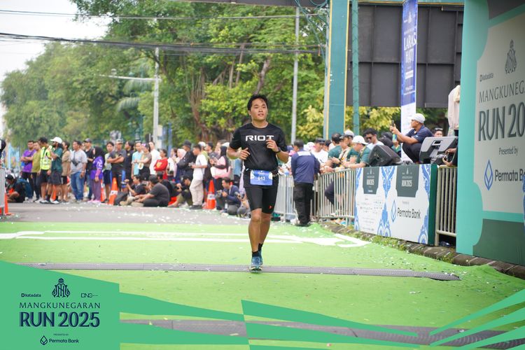 Race photo from Mangkunegaran Run 2025
