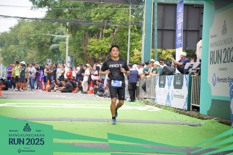 Race photo from Mangkunegaran Run 2025