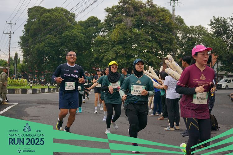 Race photo from Mangkunegaran Run 2025