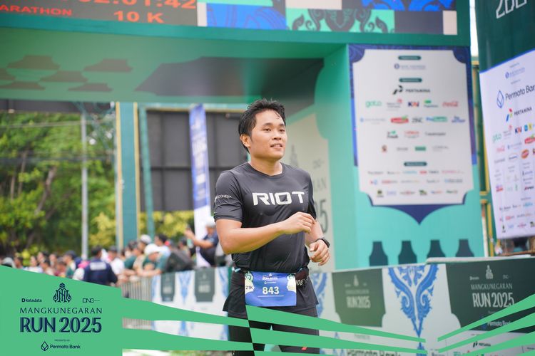Race photo from Mangkunegaran Run 2025