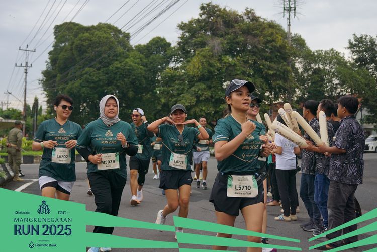 Race photo from Mangkunegaran Run 2025
