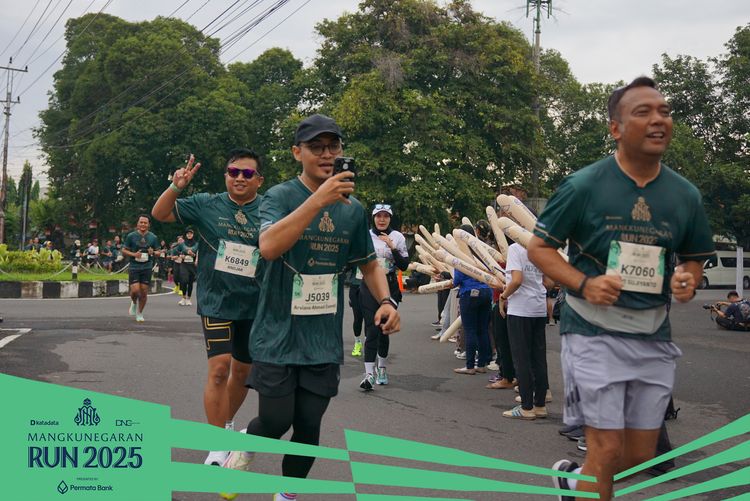 Race photo from Mangkunegaran Run 2025