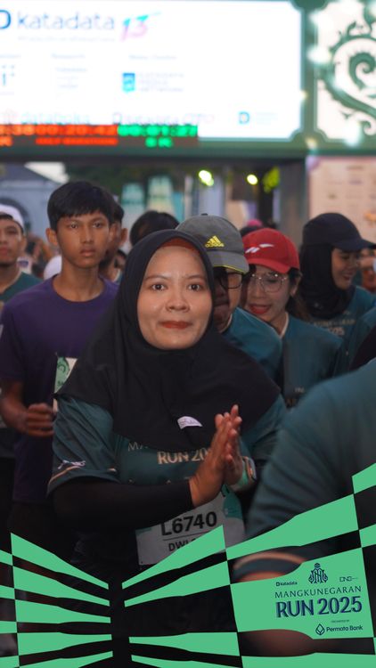 Race photo from Mangkunegaran Run 2025