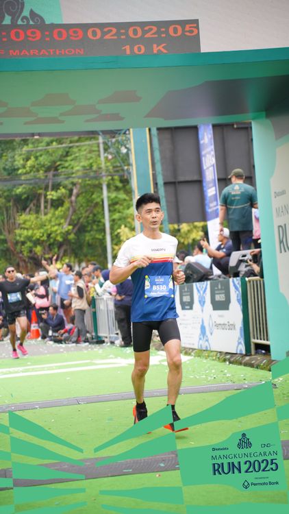 Race photo from Mangkunegaran Run 2025