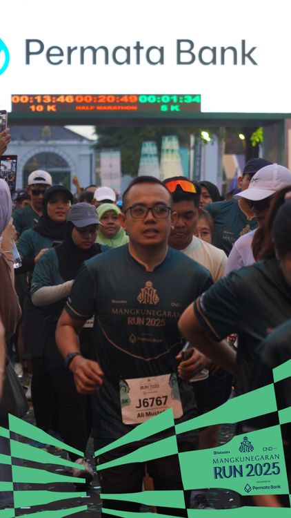 Race photo from Mangkunegaran Run 2025
