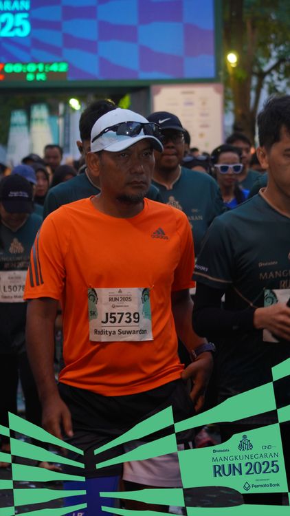 Race photo from Mangkunegaran Run 2025
