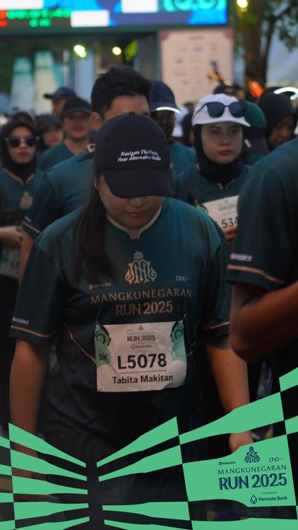 Race photo from Mangkunegaran Run 2025