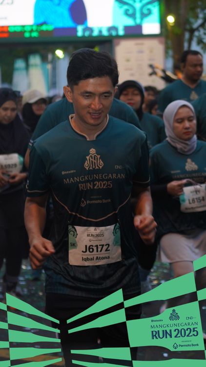 Race photo from Mangkunegaran Run 2025