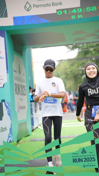 Race photo from Mangkunegaran Run 2025
