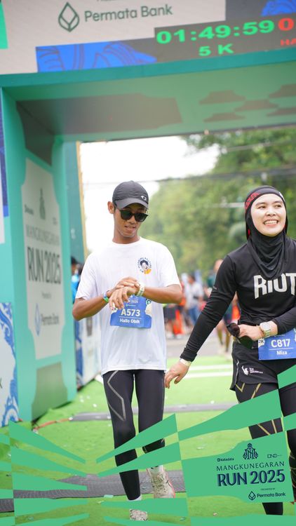 Race photo from Mangkunegaran Run 2025