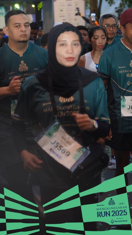 Race photo from Mangkunegaran Run 2025
