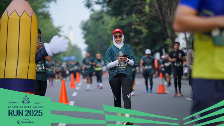Race photo from Mangkunegaran Run 2025