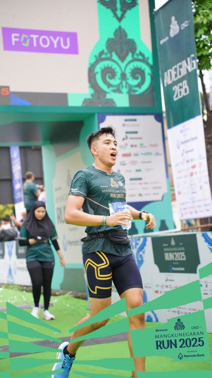 Race photo from Mangkunegaran Run 2025
