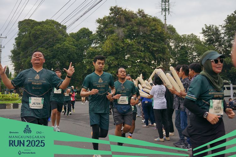 Race photo from Mangkunegaran Run 2025
