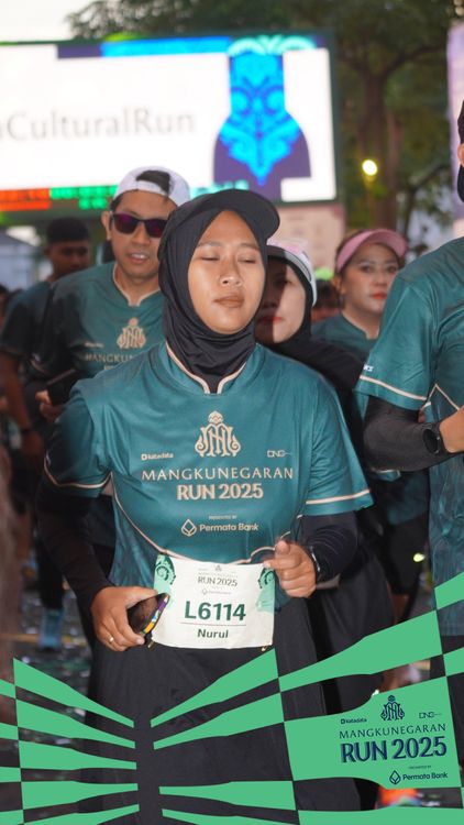 Race photo from Mangkunegaran Run 2025