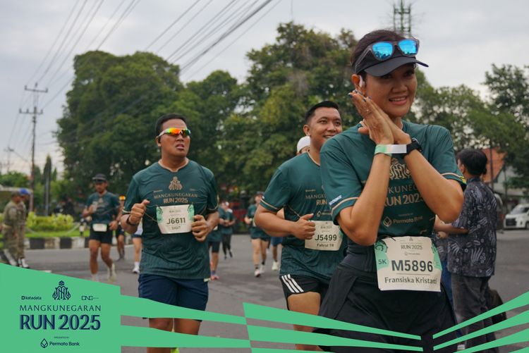 Race photo from Mangkunegaran Run 2025