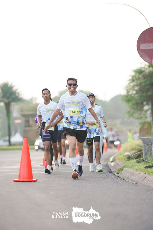 Race photo from Taman Budaya x BOGORUN 2025