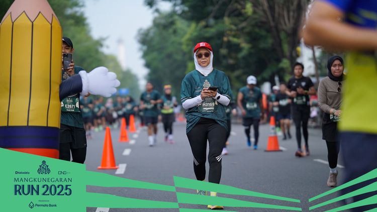 Race photo from Mangkunegaran Run 2025
