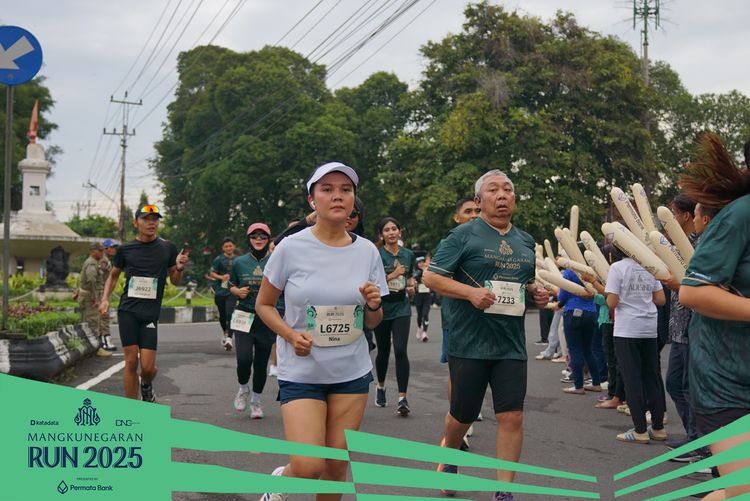 Race photo from Mangkunegaran Run 2025