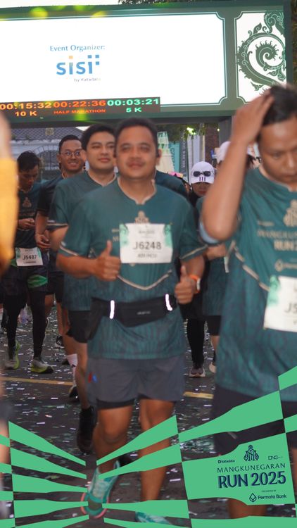 Race photo from Mangkunegaran Run 2025