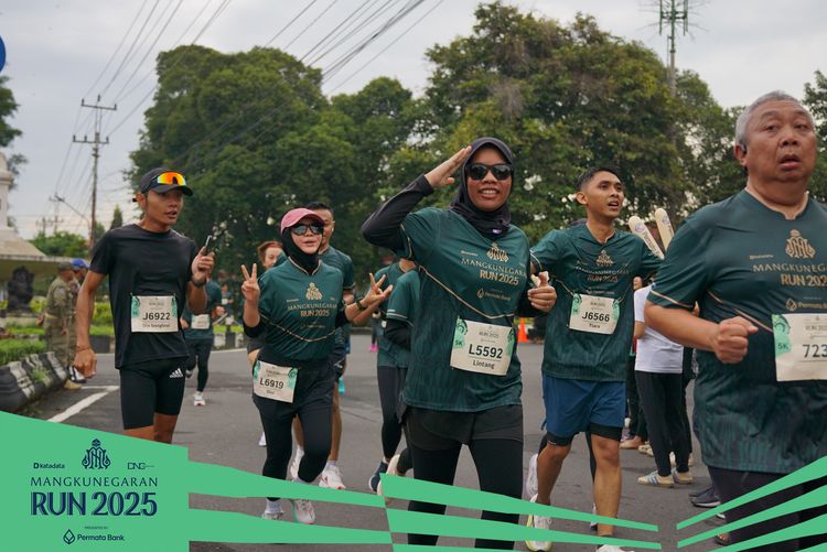 Race photo from Mangkunegaran Run 2025