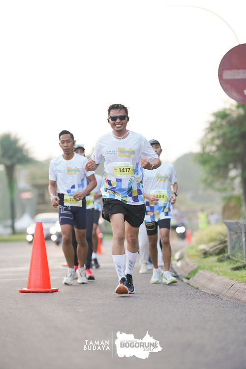 Race photo from Taman Budaya x BOGORUN 2025
