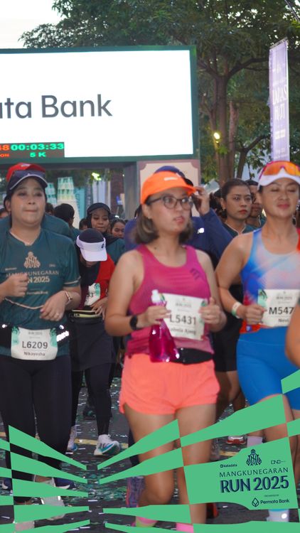 Race photo from Mangkunegaran Run 2025