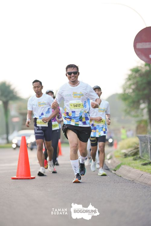 Race photo from Taman Budaya x BOGORUN 2025