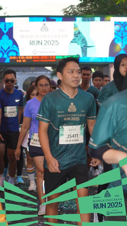 Race photo from Mangkunegaran Run 2025