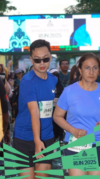 Race photo from Mangkunegaran Run 2025
