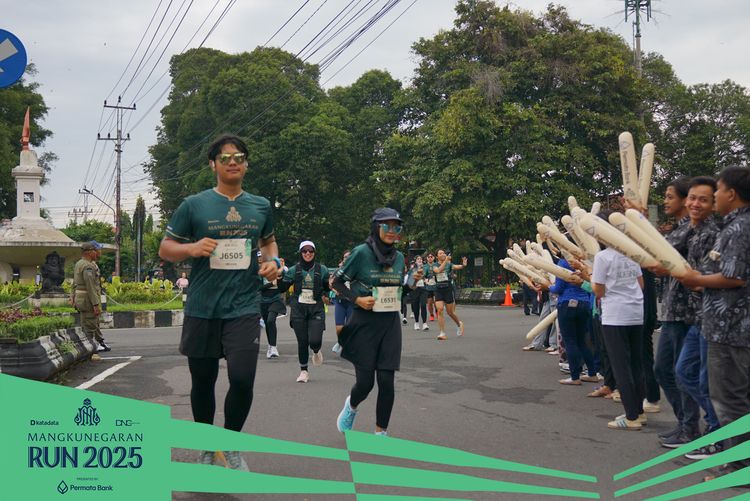 Race photo from Mangkunegaran Run 2025