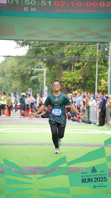 Race photo from Mangkunegaran Run 2025
