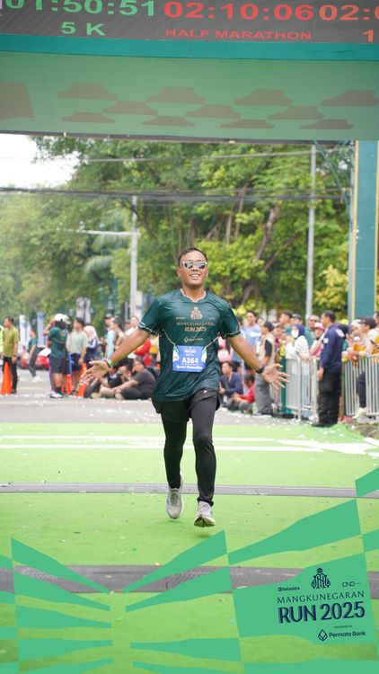 Race photo from Mangkunegaran Run 2025