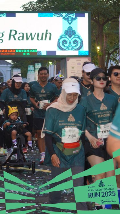 Race photo from Mangkunegaran Run 2025