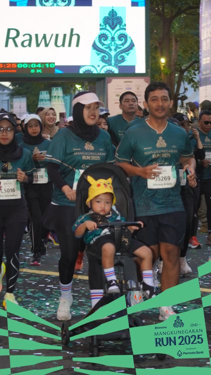 Race photo from Mangkunegaran Run 2025