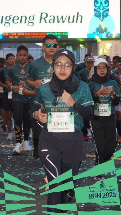 Race photo from Mangkunegaran Run 2025