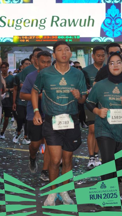 Race photo from Mangkunegaran Run 2025