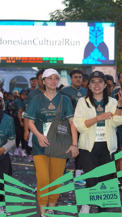 Race photo from Mangkunegaran Run 2025