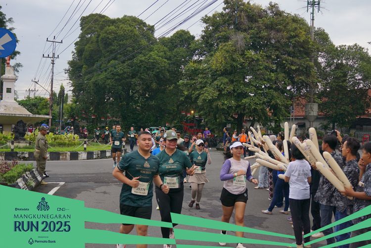 Race photo from Mangkunegaran Run 2025