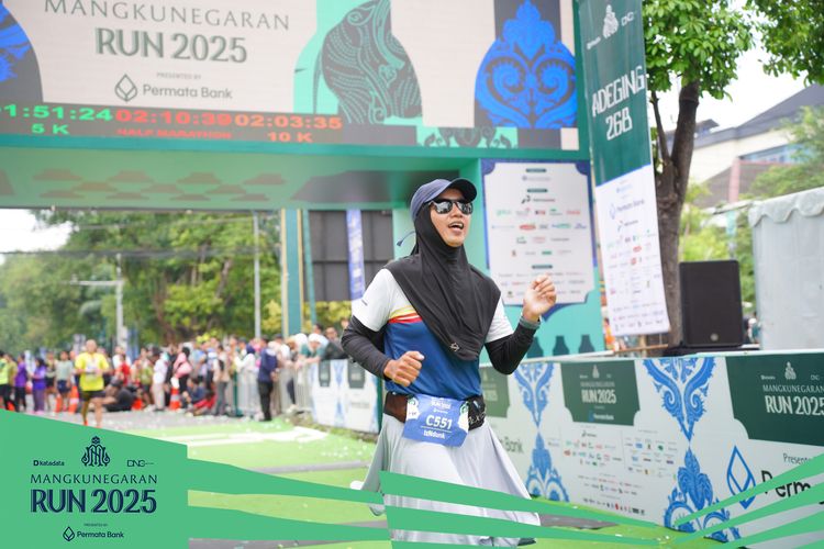 Race photo from Mangkunegaran Run 2025